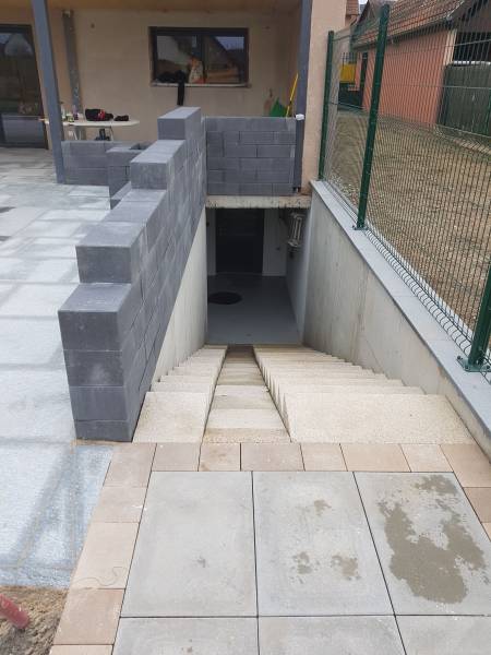 Création d'un aménagement extérieur à Scherwiller