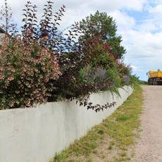 Construction d'un mur en 