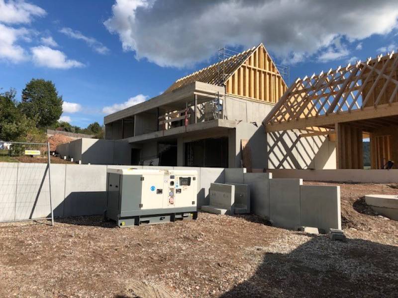 Construction d'une maison en béton dans la vallée de Villé à Hohwarth