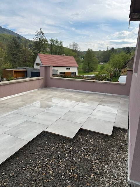 Création d'une terrasse à Hohwarth