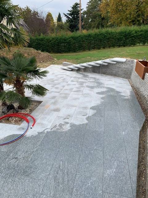 Création d'un aménagement extérieur à Oberhausbergen