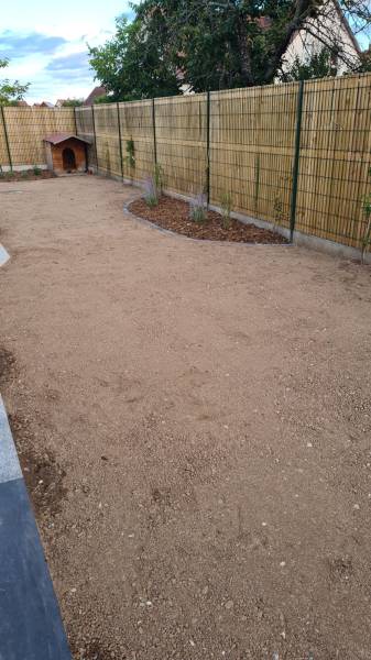 Création d'un aménagement extérieur à Scherwiller