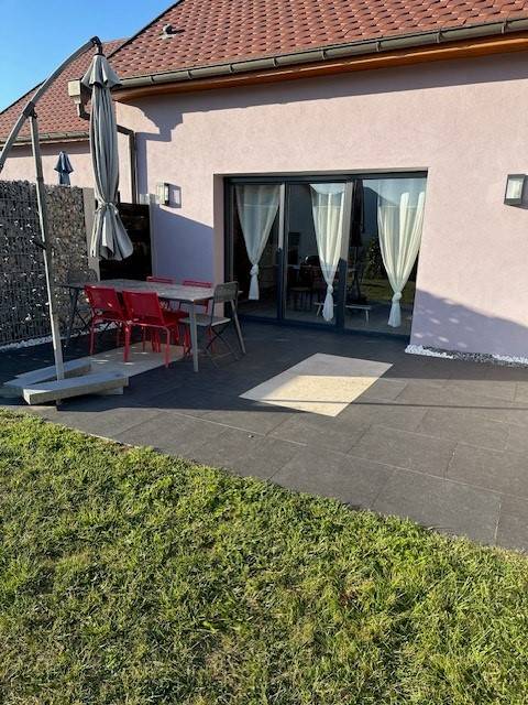 Aménagement de terrasse et pose d'un tapis de pierre à Hohwarth