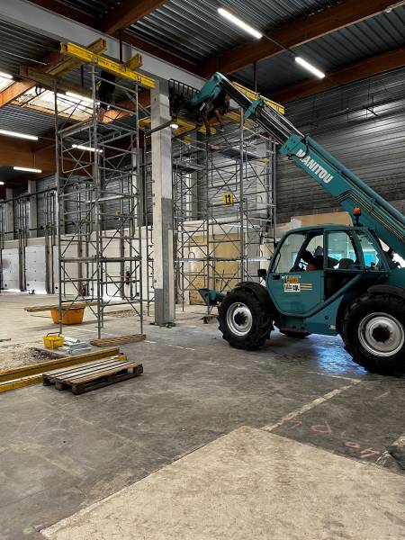 Création d'une plateforme en béton pour l'Industrie à Strasbourg