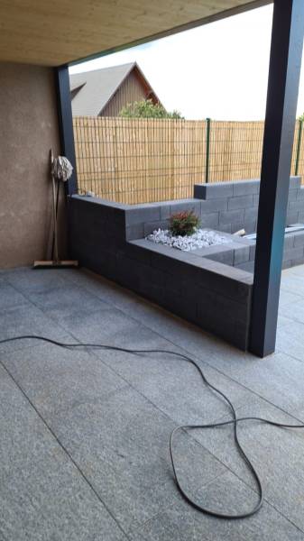 Création d'un aménagement extérieur à Scherwiller