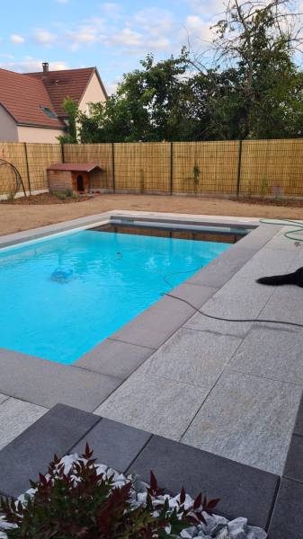 Création d'un aménagement extérieur à Scherwiller