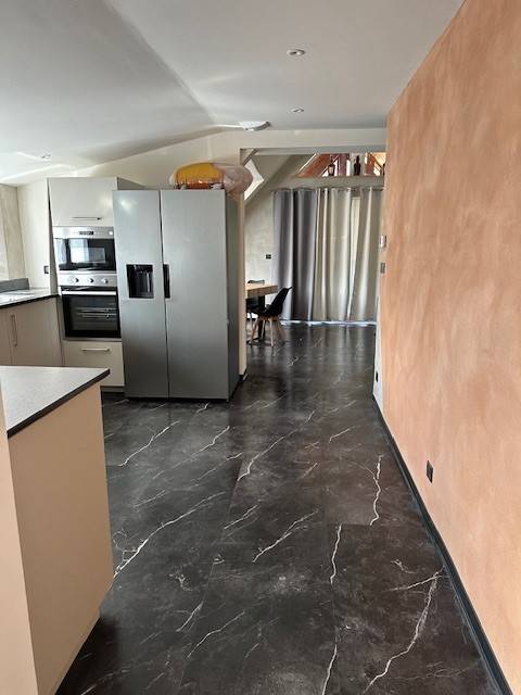 Isolation en bloc de chanvre 3x12 cm et enduit à l'argile