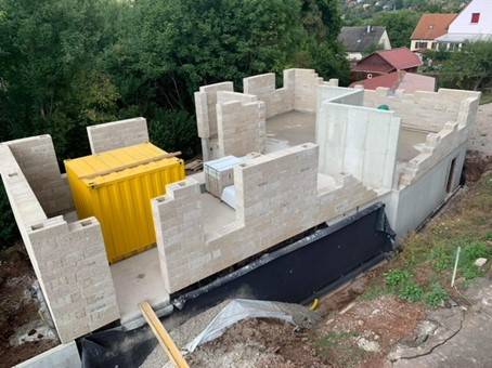 Construction en chanvre d'une maison d'habitation à Villé