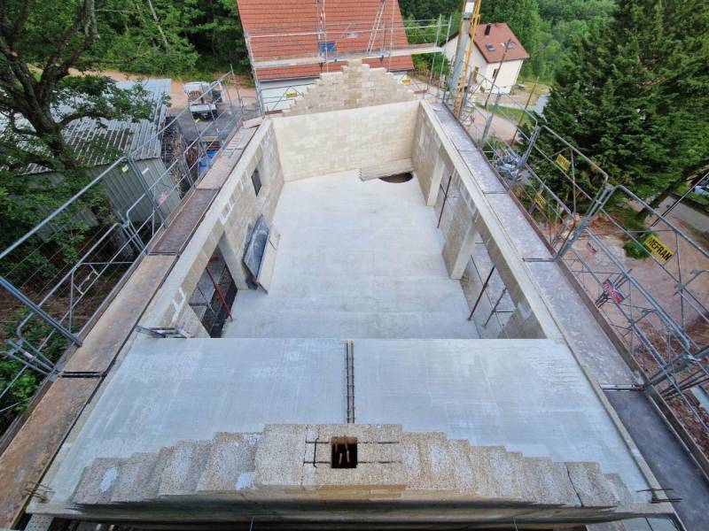 Construction en chanvre d'une maison d'habitation à Hohwarth