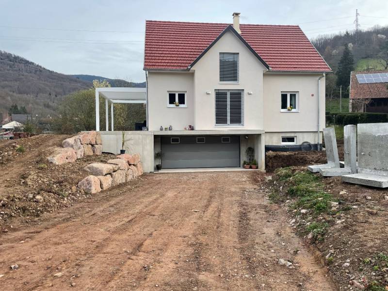 Réalisation d'un aménagement extérieur à Maisonsgoutte