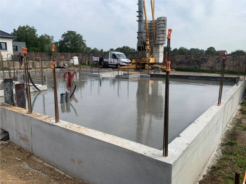Construction en chanvre d'une maison d'habitation à Schwindratzheim