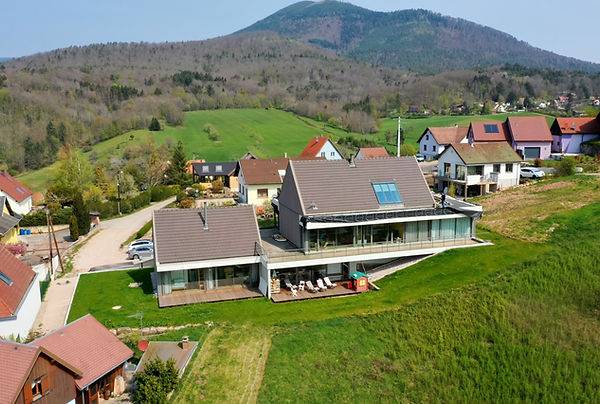 Construction d'une maison en béton dans la vallée de Villé à Hohwarth