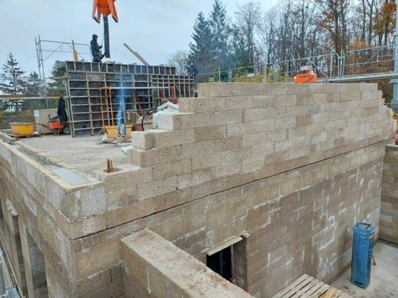 Construction en chanvre d'une maison d'habitation à Rosenwiller
