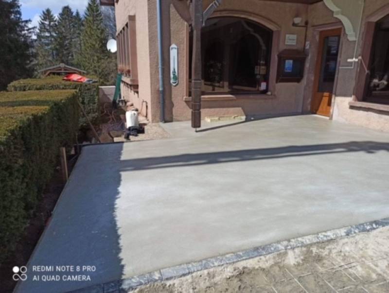 Réalisation d'un béton désactivé