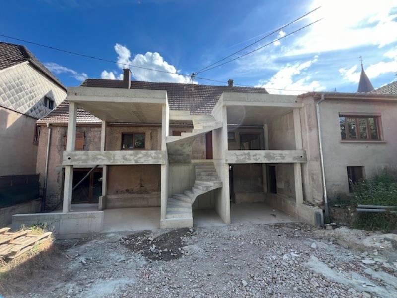 Création d'un ensemble de terrasses et d'escaliers à Triembach Au Val